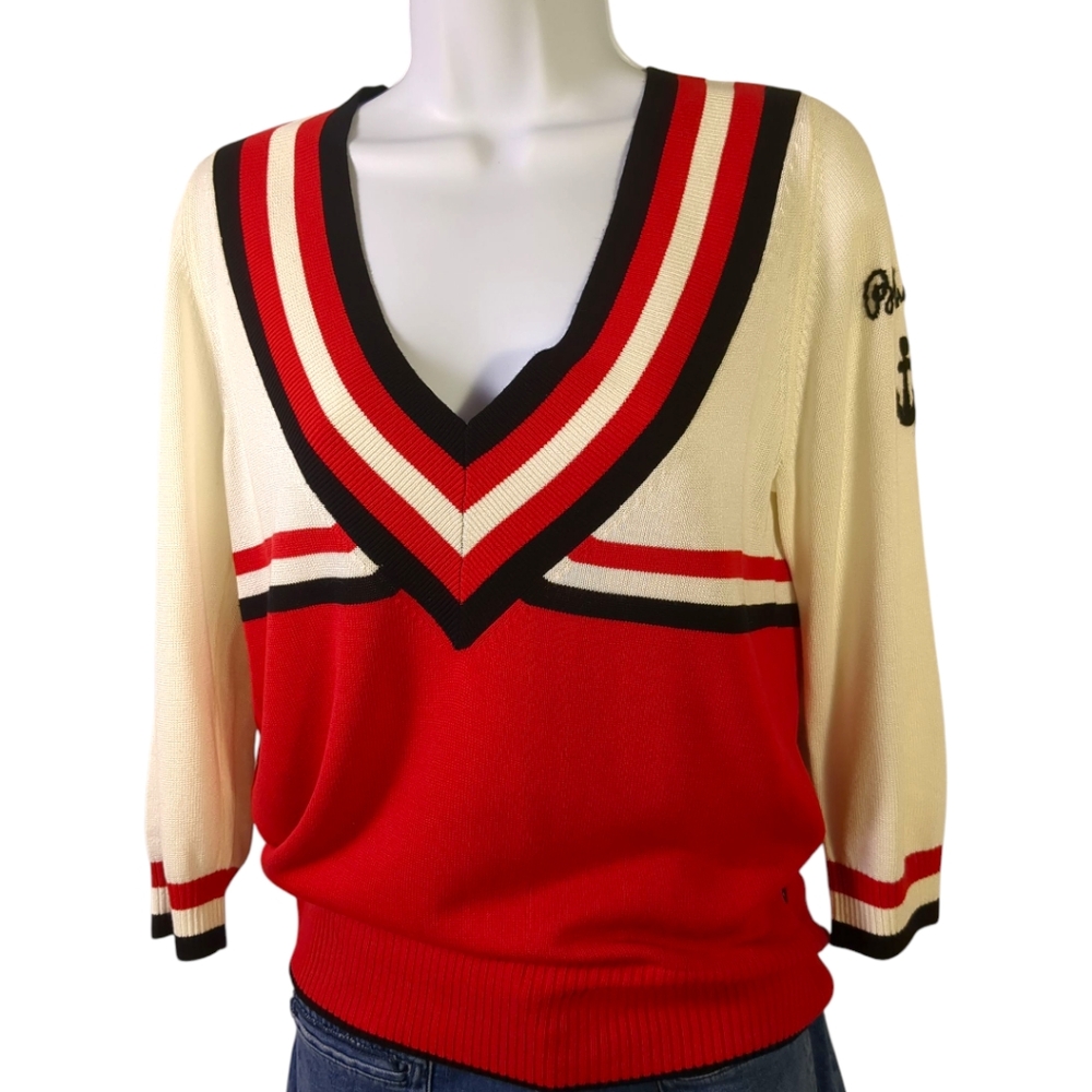 Scotch & Soda AMS. Blauw Pullover Knit Sweater Nautical Sz Small NEW! - Picture 7 of 12